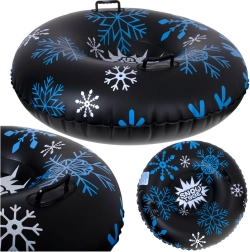 Nafukavajući snježni tubus s pahuljama 95 cm