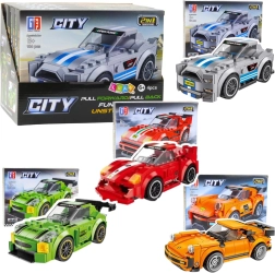 Konstrukcijski set 2u1 auto i robot s navojnim pogonom (194–216 dijelova)