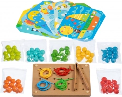 Drvena mozaička s pincetom i vezenjem LUCY & LEO