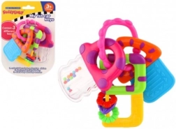 Zvečkalo i grizalo ključevi za bebe 3m+
