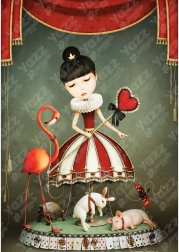 Slagalica Djevojka s ringišpila 1000 dijelova