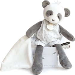 Doudou Poklon plišana panda s dekicom 28 cm
