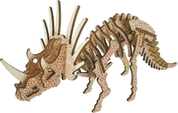 Drvene 3D puzzle Triceratops