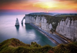 Puzzle Pogled na Étretat 1000 dijelova