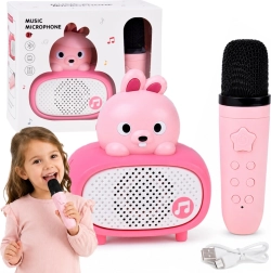 Interaktivni dječji karaoke set s Bluetooth mikrofonom i zvučnikom – zečić