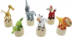 Safari drvena stiskalica životinjica