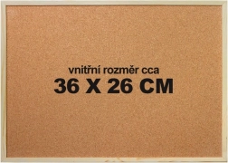 Korkovna podloga za puzzle VICTORIA 36 × 26 cm