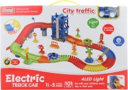 Staza s baterijskim autićem, svijetleća – 101 dio