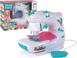 Dječja šivaća mašina kao prava, bijela, na baterije
