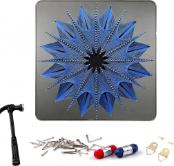 Slikanje po brojevima s okvirom 30 × 30 cm za djecu – set platno, boje i kistovi