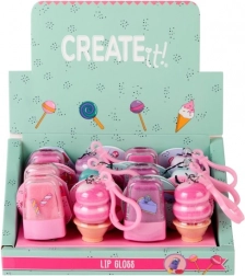 sjajilo za usne candy explosion sladoled i privjesak za ključeve