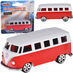 metalni model VOLKSWAGEN T1 1:56 crveno-bijeli