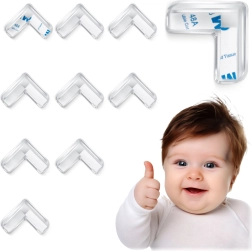 RICOKIDS Transparent Corner Protectors, 10 pcs