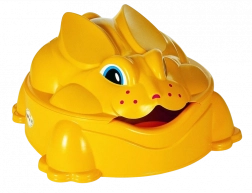 Pješčanik Zeko žuti s poklopcem