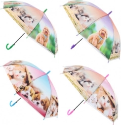 Automatski kišobran s psima i mačkama