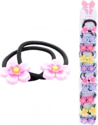 Gumice za kosu s cvjetićima, 2 kom