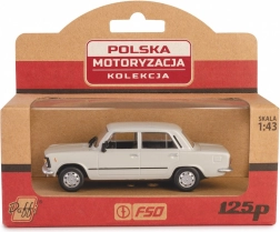 metalni model automobila fso 125p mr pepeljasto