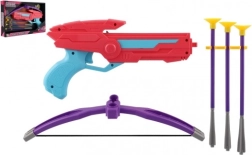 Šarena plastična samostrel s strelicama na vakum