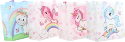 Gift bag with unicorn design