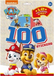 Naljepnice i bojanke Paw Patrol – 12 listova i 120+ naljepnica