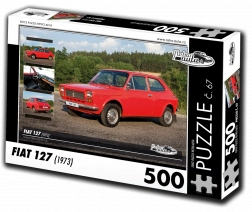 RETRO-AUTA puzzle Fiat 127 500 dijelova