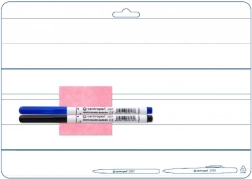 CENTROPEN brisiva obostrana pločica A4 s 2 markerima i krpom za brisanje