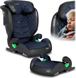 Dječja autosjedalica Nukido Louis 100–150 cm ISOFIX, crno–mornarska