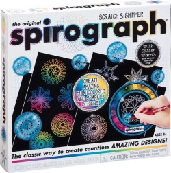 Spirograf Scratch & Shimmer kreativni set za mandale