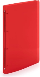 Crveni A4 registrator s četiri prstena