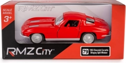Metalni model Chevrolet Corvette Stingray 1963 Split Window 1:35 crveni