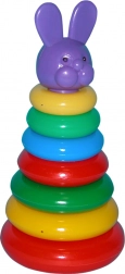Šarena slagalica piramida s prstenovima za najmlađe