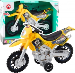 Motokros igračka Off-Road žuta sa svjetlosnim i zvučnim efektima