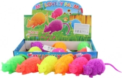 Čupava svijetleća miš – gumena igračka za djecu