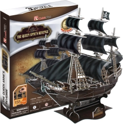 CubicFun 3D puzzle piratski brod Queen Anne's Revenge – 180 dijelova