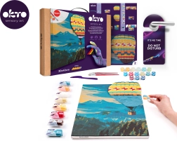 OKTO slika Slikanje i 3D modeliranje Hot Air Balloon Flight 30 × 40 cm