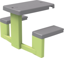 Piknik stolić s klupama za dječje kućice