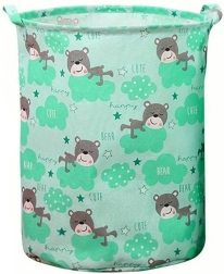 Zelena košara za igračke