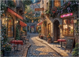 Puzzle Ulica barova 1000 dijelova