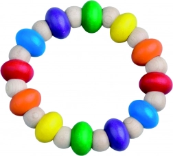 DETOA savitljivi drveni prsten 9 cm za djecu od 6 mjeseci