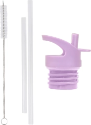 Čep, četkica i slamka za inox bocu Cvjetna Gartica