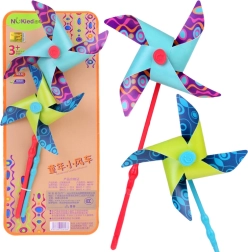 šareni vjetrenjače 2 kom – vanjska igračka i vrtna dekoracija