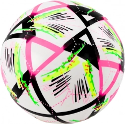 Gumena lopta s upečatljivim uzorcima, bijela, 24 cm