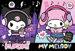 puzzle 160 dijelova kuromi vlada hello kitty trefl