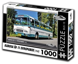 Puzzle Retro-Auta BUS Karosa ŠD 11 Evropabus 1000 dijelova