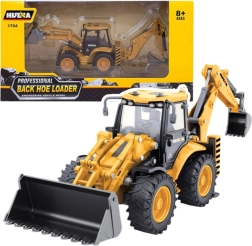 Metalni teleskopski utovarivač Huina žuti 1:50