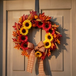 Autumn Sunflower Decorations, 4 pcs