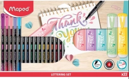 Set za lettering Maped 22 dijelova