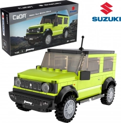 Konstrukcijski set CaDA SUZUKI Jimny 1:24 zeleno terensko vozilo 192 dijela
