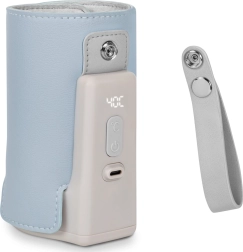 Bežični grijač bočica Thermup Go Plus nebo plava