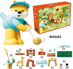 Mega set za golf sa životinjama i pjenastom podlogom za djecu